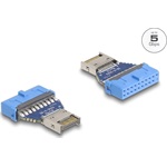 Delock USB-E A Key -> USB 3.1 Gen2 pinheader 20pin M/F adapter
