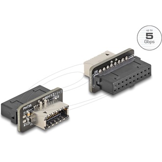 Delock USB 5 Gbps átalakító, tűfejes anya   belső A kulcs anya