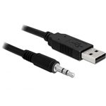 Delock USB-A 2.0 -> Serial-TTL 3,5 mm stereo jack M/M konverter 1.8m (3,3V)