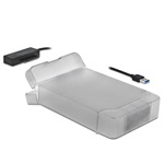 Delock USB A-típusú - SATA átalakító 3.5? védő borítóval