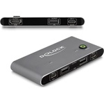 Delock USB-C -s KVM kapcsoló HDMI-hez 8K 60 Hz USB 2.0 csatlakozó felülettel