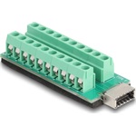 Delock USB E-típusú A kulcsos USB anya - Csatlakozóblokkos adapter 20 tűs