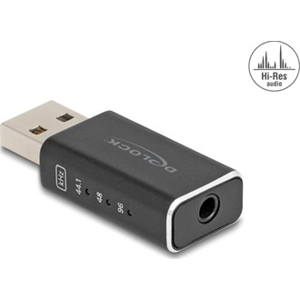 Delock USB Gaming DAC 24 Bit / 96 kHz High Res Audio
