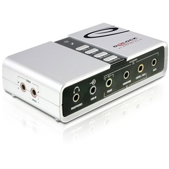 Delock Sound Box  7.1 USB2.0 hangkártya