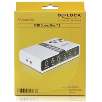Delock Sound Box  7.1 USB2.0 hangkártya