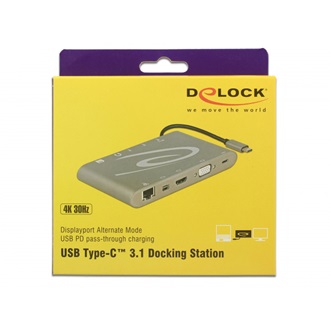 Delock USB Type-C™ 3.1 Docking Station 4K 30 Hz