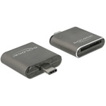 Delock USB Type-C csatlakozóval ellátott SDHC / SDXC UHS-II / MMC egy nyílású kártyaolvasó