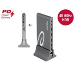 Delock 87772 Triple Display USB-C dokkoló szürke