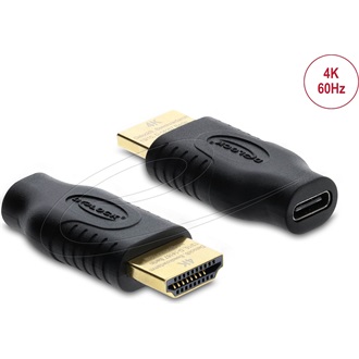 Delock USB Type-C    HDMI adapter (DP Alt Mode), 4K 60 Hz, HDR és HDCP támogatással