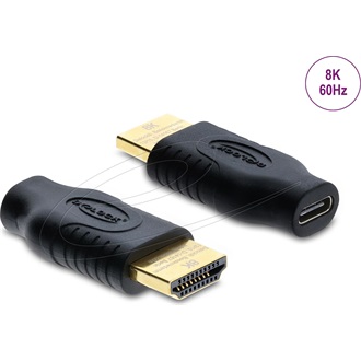 Delock USB Type-C    HDMI adapter (DP Alt Mode), 8K 60 Hz, HDR és HDCP támogatással