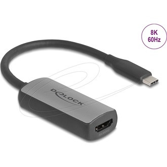 Delock ?USB Type-C  adapter HDMI (DP Alt mód) 8K 60 Hz -hoz HDR és HDCP