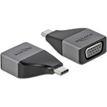 Delock USB-C / Thunderbolt -> VGA M/F adapter fekete-szürke DP Alt Mode