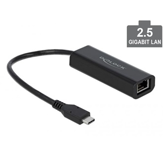 Delock 2,5Gb/s USB-C hálózati adapter