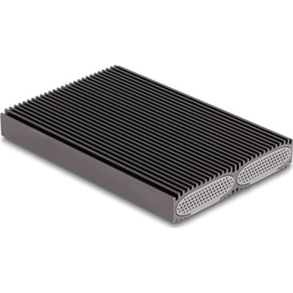 Delock USB Type-C  kettős kombinált külső ház 2 x M.2 NVMe PCIe vagy SATA SSD-hez - eszköz nélkül csatlakoztatható
