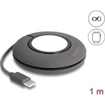 Delock USB Type-C  orsós töltő kábel Apple órákhoz 1 m szürke, mágneses