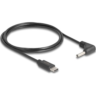 Delock USB Type-C  tápkábel - DC 3,5 x 1,35 mm méretű apa hajlított 1,5 m