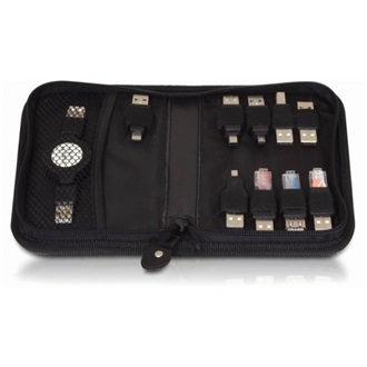 Delock USB-A 2.0 - USB-A 2.0 adapter szett fekete