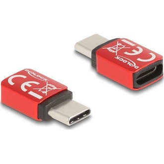 Delock USB adatblokkoló USB Type-C  csatlakozó - USB Type-C  aljzat 240 W