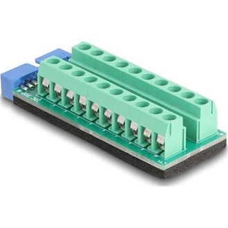 Delock USB dugó ellátott hüvely - Csatlakozóblokkos adapter 20 tűs