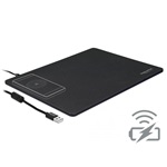 Delock USB vezeték nélküli töltő egérpad fekete