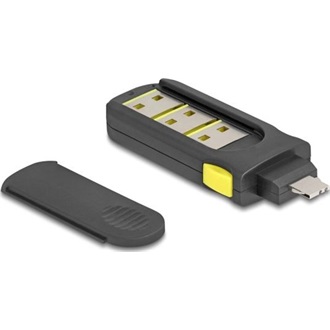 Delock USB port blokkoló szett A-típusú USB anya portok számára, 4 db. + lezáró eszköz