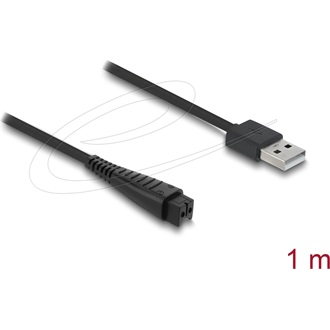 Delock USB töltőkábel 4,8 V elektromos borotvákhoz   kompatibilis Panasonic ES-LV97, ES-LA63, RE7-51, RE7-59 sorozattal