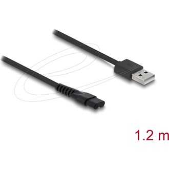 Delock USB töltőkábel 5 V elektromos borotvákhoz   kompatibilis MANSCAPED 2.0 / 3.0 sorozattal   borotvatöltő cserekábel