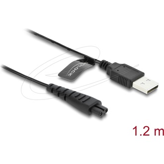 Delock USB töltőkábel 5 V elektromos borotvákhoz   kompatibilis Remington HC4250, MB4200, MB6850, XR1330 sorozattal   bo