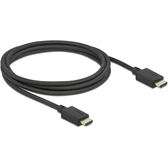 Delock HDMI 2.1 -> HDMI 2.1 M/M video kábel 2m fekete