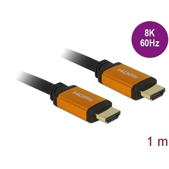 Delock HDMI 2.1 M/M video jelkábel 1m fekete