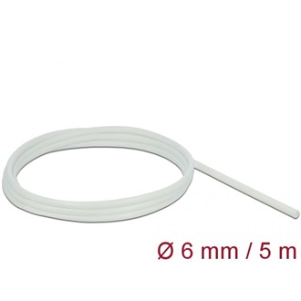 Delock Üvegszálas borítás 5 m x 6 mm fehér