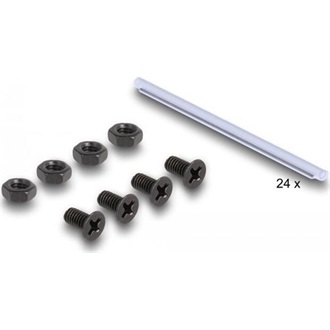 Delock Üvegszálas illeszkedő kazetta 24 üvegszál fehér