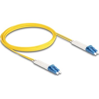 Delock Üvegszálas optikai kábel LC Duplex - LC Duplex egyszerű módozatú, OS2 hajlított, 3 m