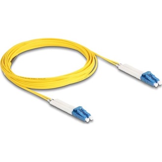 Delock Üvegszálas optikai kábel LC Duplex - LC Duplex egyszerű módozatú, OS2 hajlított, 5 m