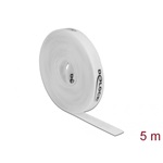 Delock Velcro fehér ragasztó szalag guriga Hx 5 m x Sz 15 mm