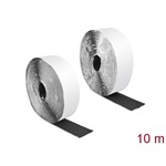 Delock Velcro öntapadó tépőzáras szalag-szett, H 10 m és Sz 50 mm fekete