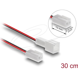 Delock Ventilátor bővítő kábel apa - anya 2 tűs 30 cm