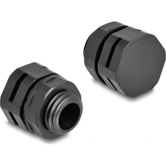 Delock Ventillációs csatlakozó M12 fekete 2 db.