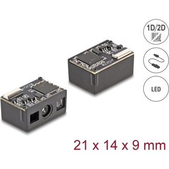 Delock Vonalkód olvasó modul 1D és 2D - német típus