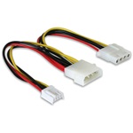 DELOCK Molex Power 4pin -> Molex Power 4pin Floppy Power M/F adapter