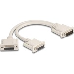 Delock Y osztott kábeles adapter D-Sub HD 26 tűs apa - 2 x D-Sub HD 26 tűs anya csavarokkal 30 cm