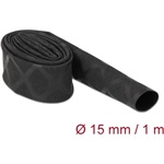 Delock Zsugorcső X-mintás nem csúszós 1 m x 15 mm fekete