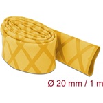 Delock Zsugorcső X-mintás nem csúszós 1 m x 20 mm sárga