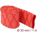 Delock Zsugorcső X-mintás nem csúszós 1 m x 30 mm piros