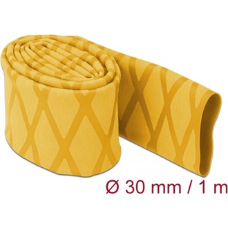 Delock Zsugorcső X-mintás nem csúszós 1 m x 30 mm sárga