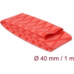 Delock Zsugorcső X-mintás nem csúszós 1 m x 40 mm piros