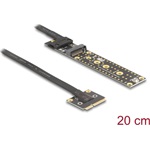 Delock adapter Mini PCIe apa M.2 Key M anya csatlakozóra 20 cm-es kábellel