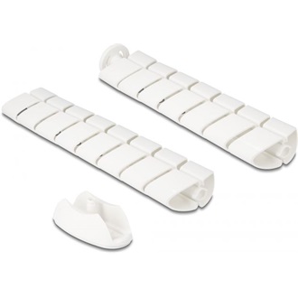 Delock állítható magasságú asztali kábelcsatorna 740 x 75 mm fehér