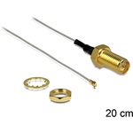 Delock RP-SMA -> MHF III M/F antenna kábel 0.2m
