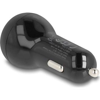 Delock autós töltő USB Type-C  PD 3.0 és USB Type-A 32 W teljesítménnyel